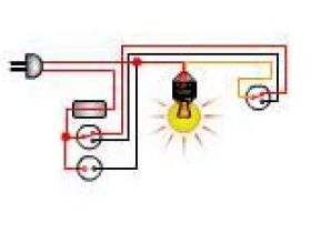 Mô hình điều khiển một đèn từ 3 nơi